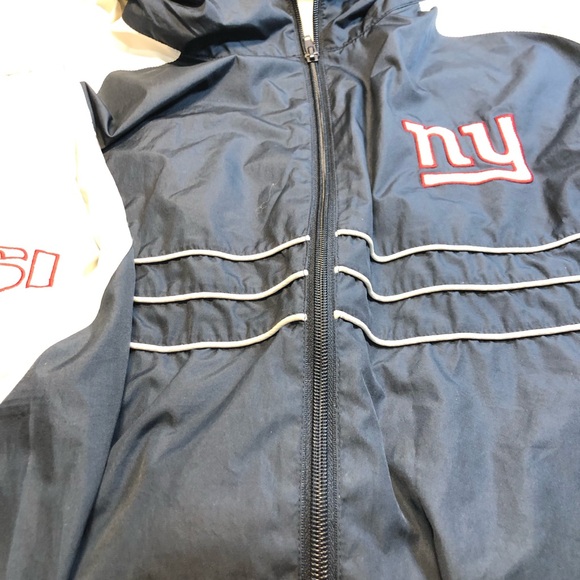 New York Giants SI Sports Illustrated Zip  Windbreaker Jacket Large NFL - Picture 11 of 12